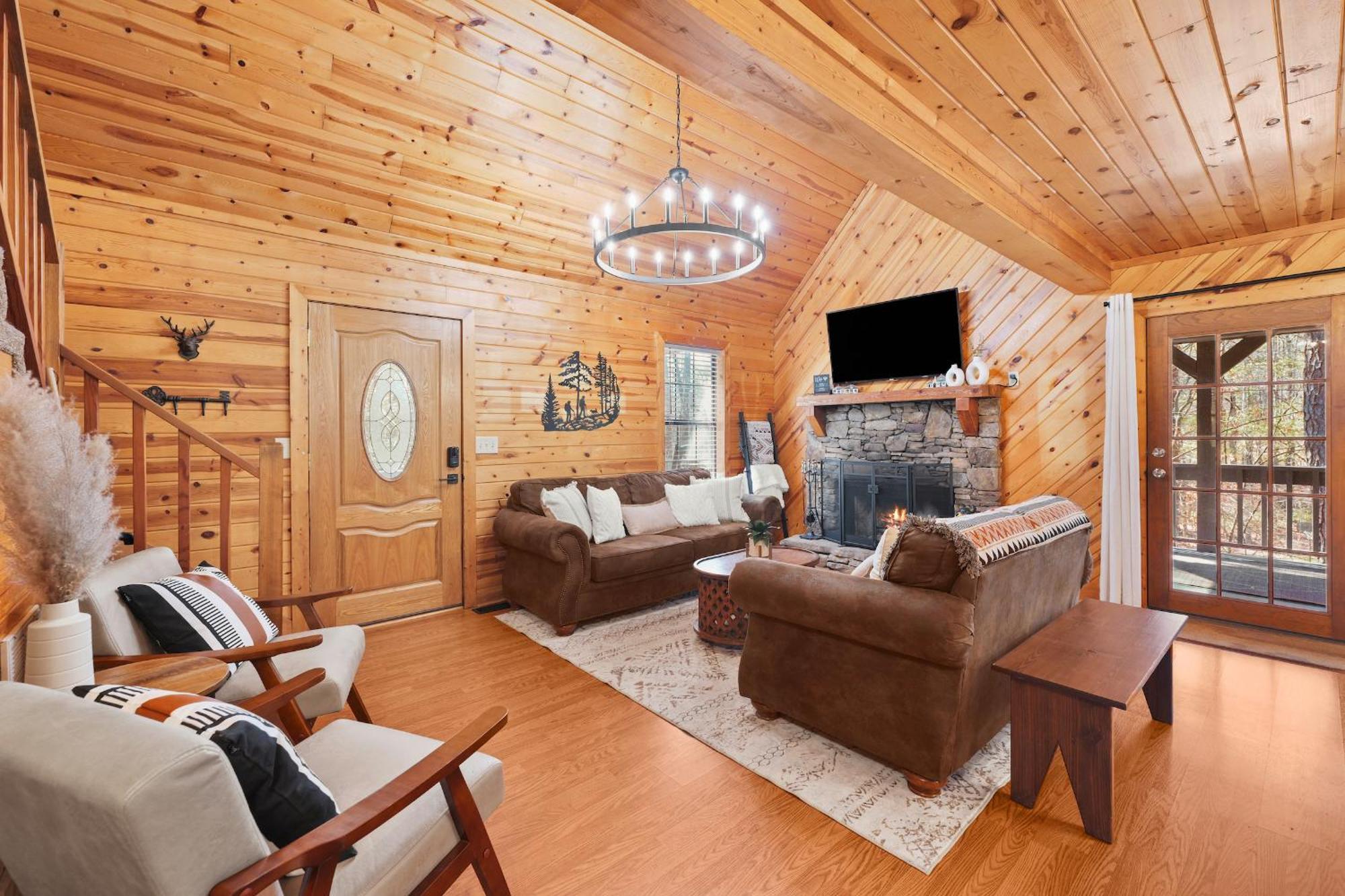 Firefly Lodge - Cozy 4 Bedroom Cabin Minutes To Helen Sautee Nacoochee Exterior photo
